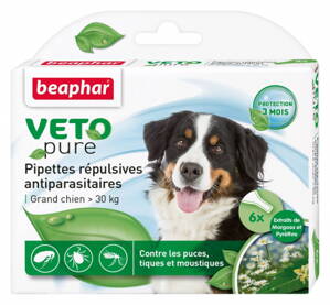 Beaphar Bio Spot On Medium Dog – pipetky proti parazitom pre veľké plemená nad 30 kg