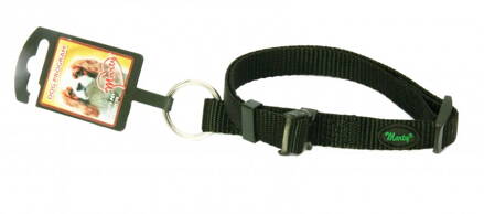 Nylon obojok 1,5x35-50cm čierna