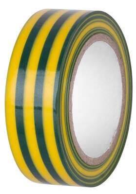 Paska E130YGR, zelenožltá, izolačná, 19 mm, L-10 m, PVC
