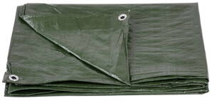 Plachta Tarpaulin Khaki 05,0x06,0 m, 80 g/m, zakrývacia, oliva/kamufláž