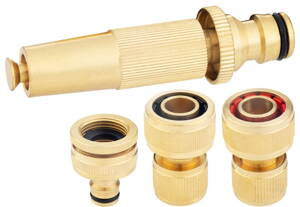 Sada spojok GF343, adaptér 3/4"-1, spojky 3/4", dýza