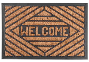 Rohozka MagicHome RBP 193, Welcome 3, 40x60 cm, guma/panama