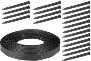 Lem Strend Pro Garden, trávnikový, elastický, čierny, L-10 m, 4 cm