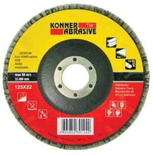 Kotuc KONER D22 125x22 mm, A100, AluOxide, vejarový