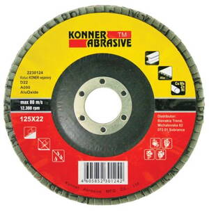 Kotuc KONER D22 150x22 mm, A080, AluOxide, vejarový