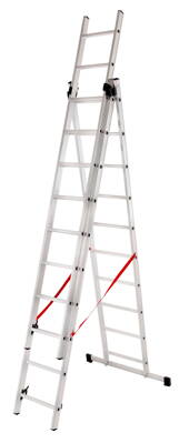 Rebrík Strend Pro DP 3x10, Alu, EN 131 max. 5.72 m, BASIC
