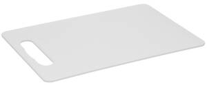 Doska Strend Pro, na krájanie, plastová, biela, 33,5x23 cm