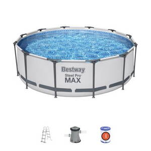 Bazen Bestway® Steel Pro MAX, 366x100 cm, filter, rebrík