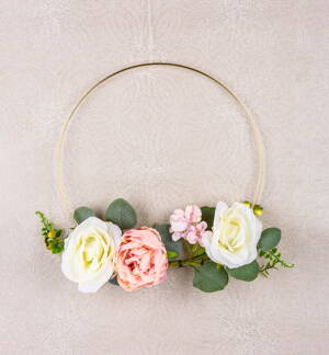 Závesná dekorácia, kvety