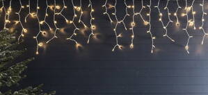 Retaz MagicHome Icicle Light 480L LED teplá biela, 12M, IP44, časovač