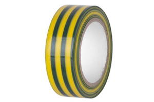 Paska E130YGR, zelenožltá, izolačná, 19 mm, L-10 m, PVC