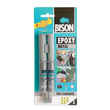 Lepidlo Bison Epoxy Metal, 24 ml