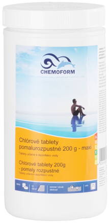 Chlor Chemoform 0505, 200 g, tablety, pomalorozpustné, bal. 1 kg