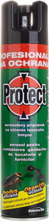 Sprej PROTECT, aerosol, na ničenie lezúceho hmyzu, 400 ml