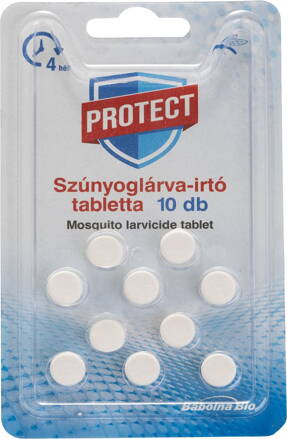 Tablety proti komárom PROTECT, larvicídne, 10 tabliet