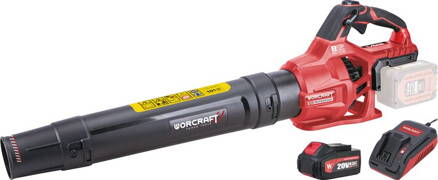 SET Fukár Worcraft CLB-S40LiBA ShareSYS, na lístie, 220 km/h, 2x20 V, 1x Akumulátor CLB-20V-4.0, 1x nabíjačka CLC-20V-2.4H