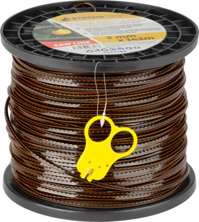 Silon na kosenie SawLine 3 mm, L-142 m, zúbkovaný