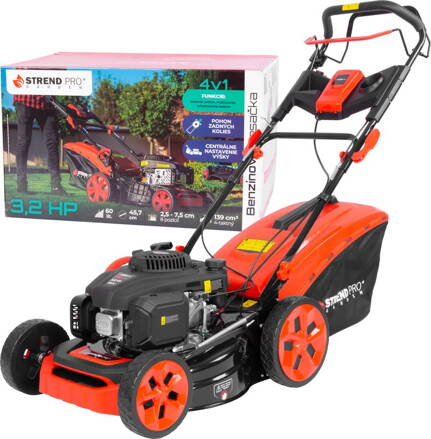 Kosačka Strend Pro QL46P-139E, benzínová, 2,4 kW, záber 45,7 cm, s pojazdom, LONCIN, s elektr.štartovaním