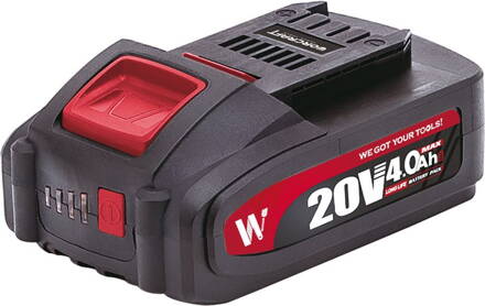 Akumulátor Worcraft CLB-20V-4.0S, ShareSYS, 4000 mAh, S20Li, rýchlonabíjanie, funkcia powerbank