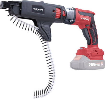 Skrutkovač Worcraft CDIS-S20LiB ShareSYS, na sadrokartón, 20V, Li-ion, bezuhlíkový