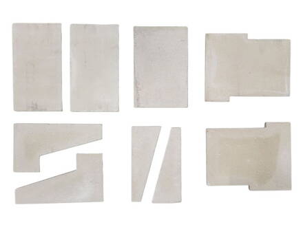 Sada šamotových tehál na Kachle Thalia Okta M