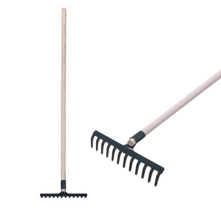 Hrable R105, 12 zubé, záhradné s násadou 160 cm