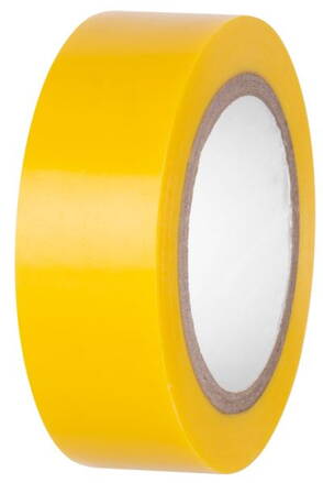 Paska E180YEL, žltá, izolačná 19 mm, L-10 m, PVC