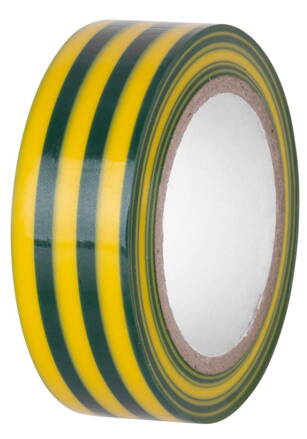 Paska E130YGR, zelenožltá, izolačná, 19 mm, L-10 m, PVC