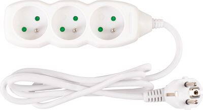 Kabel DG-F803B 01,50 m, 3 zásuvky