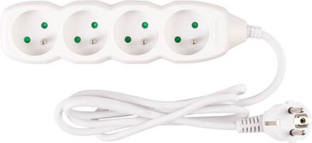 Kabel DG-F804B 01,50 m, 4 zásuvky