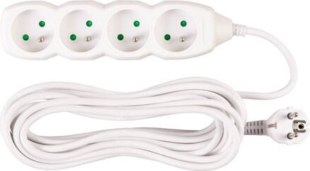 Kabel DG-F804B 07,00 m, 4 zásuvky