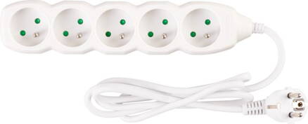 Kabel DG-F805B 01,50 m, 5 zásuviek