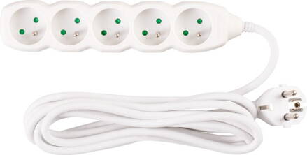 Kabel DG-F805B 03,00 m, 5 zásuviek