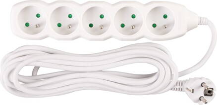 Kabel DG-F805B 05,00 m, 5 zásuviek