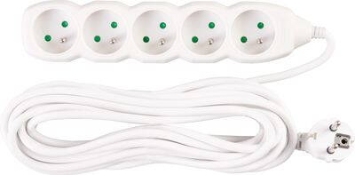 Kabel DG-F805B 07,00 m, 5 zásuviek