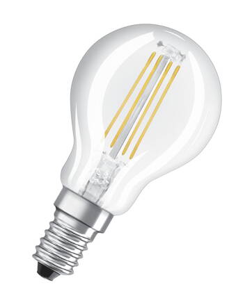 Ziarovka OSRAM® LED Value CLASSIC P FIL 40 non-dim, 4W/827 E14 2700 K