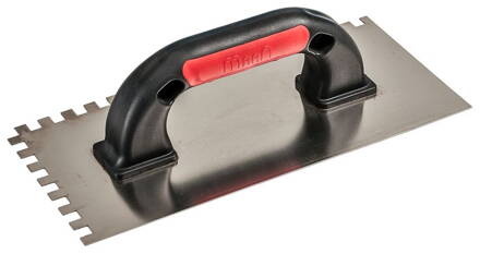 Hladítko Strend Pro Premium, U-plast. rúčka, 270x130 mm, e04 mm, nerez