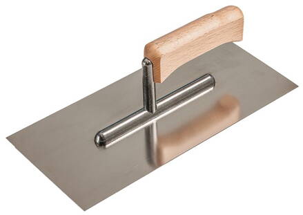 Hladítko Strend Pro Premium, drev. rúčka, 270x130 mm, nerez