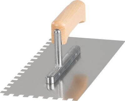 Hladítko Strend Pro Premium, drev. rúčka, 270x130 mm, e08 mm, nerez