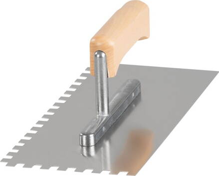 Hladítko Strend Pro Premium, drev. rúčka, 270x130 mm, e08 mm, nerez