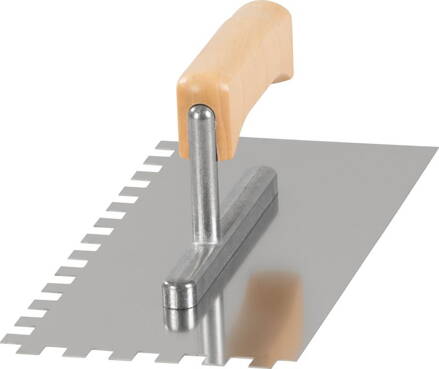 Hladítko Strend Pro Premium, drev. rúčka, 270x130 mm, e10 mm, nerez