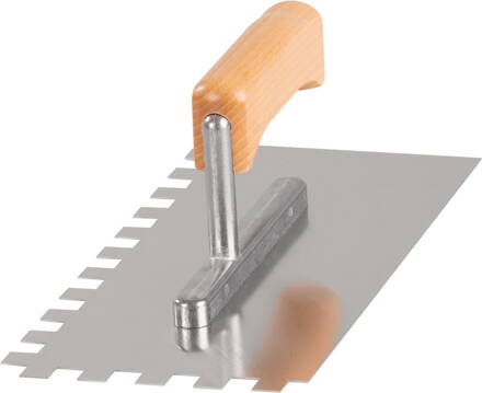 Hladítko Strend Pro Premium, drev. rúčka, 270x130 mm, e12 mm, nerez
