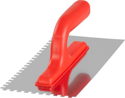 Hladítko Strend Pro Premium, plast. rúčka, 270x130 mm, e06 mm, nerez