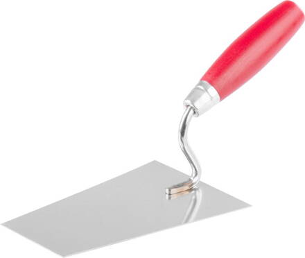 Lyžica Strend Pro Premium, s drev. rúčkou a kovovým ukončením, murárska, 200 mm, 0,7 mm, nerez