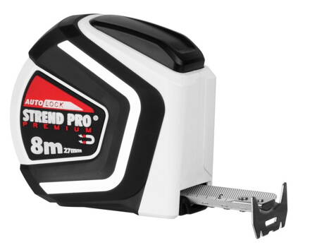 Meter STREND Pro Premium 8 m, stáčací, Auto STOP, magnetic