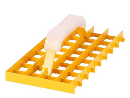 Skrabak Strend Pro PT-254, 290x150x22 mm, mrežový, zúbkatý