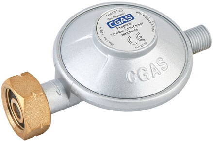 Regulator CG50, 50 mbar, G1/4" LH, EN 12864