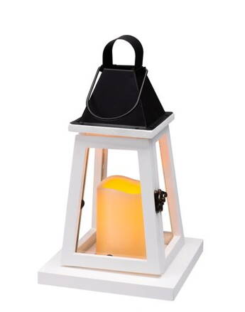 Lampas Nicehome WL8823, 17x17x33 cm, LED, 3xAAA, drevo
