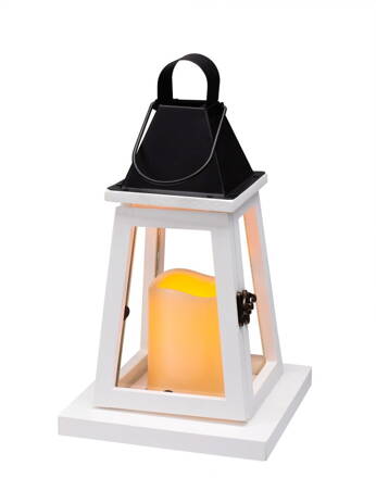 Lampas Nicehome WL8823, 17x17x33 cm, LED, 3xAAA, drevo