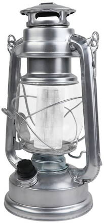 Lampas Nicehome ML3528, 16 LED, 15x11.5x23.5 cm, 4xAA, kov, streborný